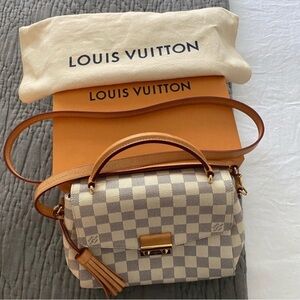Louis Vuitton Croisette Damier Azur Canvas - Authentic